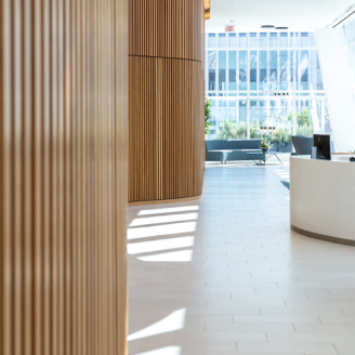 Barings headquarters and main lobby.