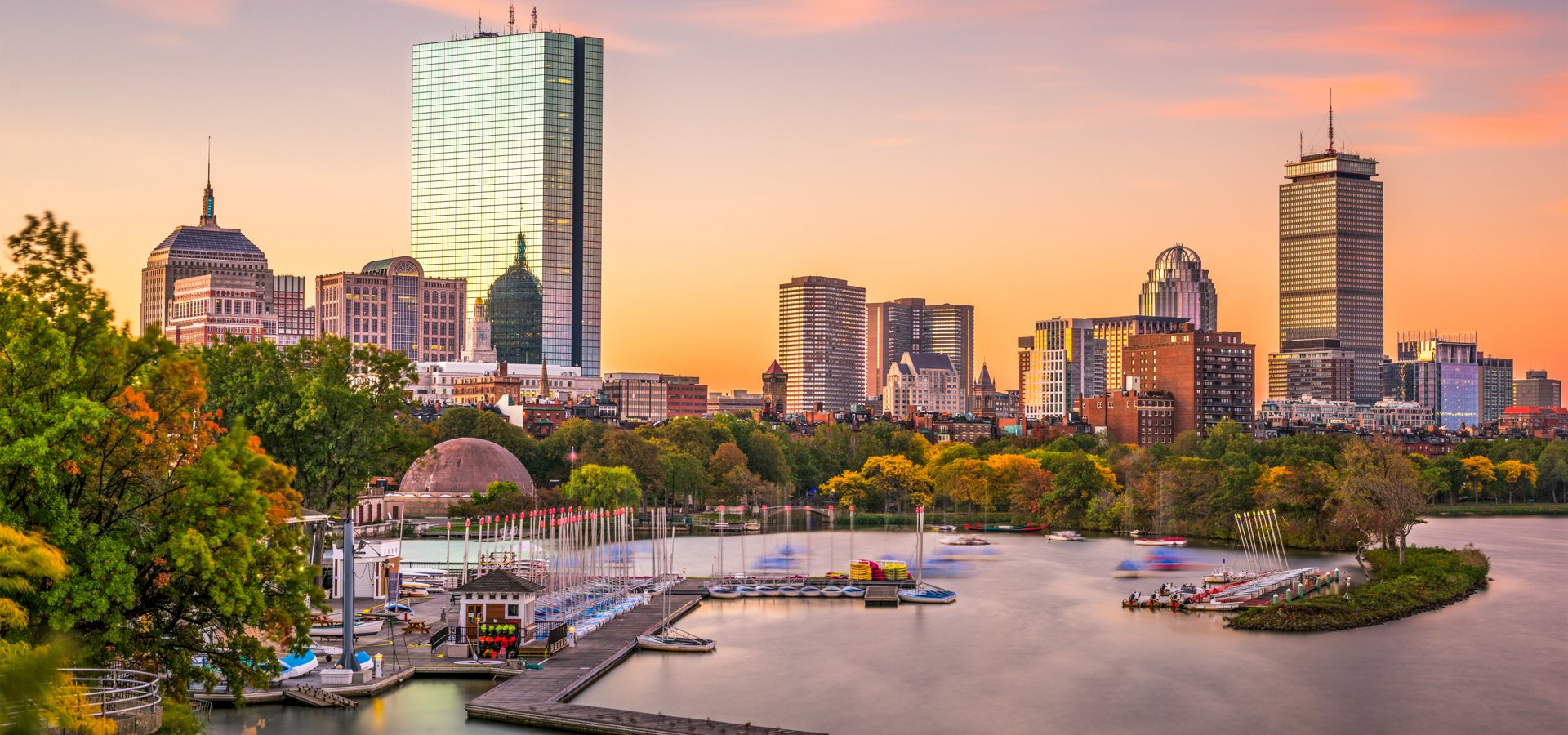 Skyline of Boston.