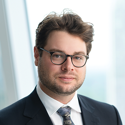Headshot of Luke Vecchi looking at the camera.