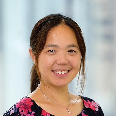 Headshot of Samantha Young smiling at the camera.